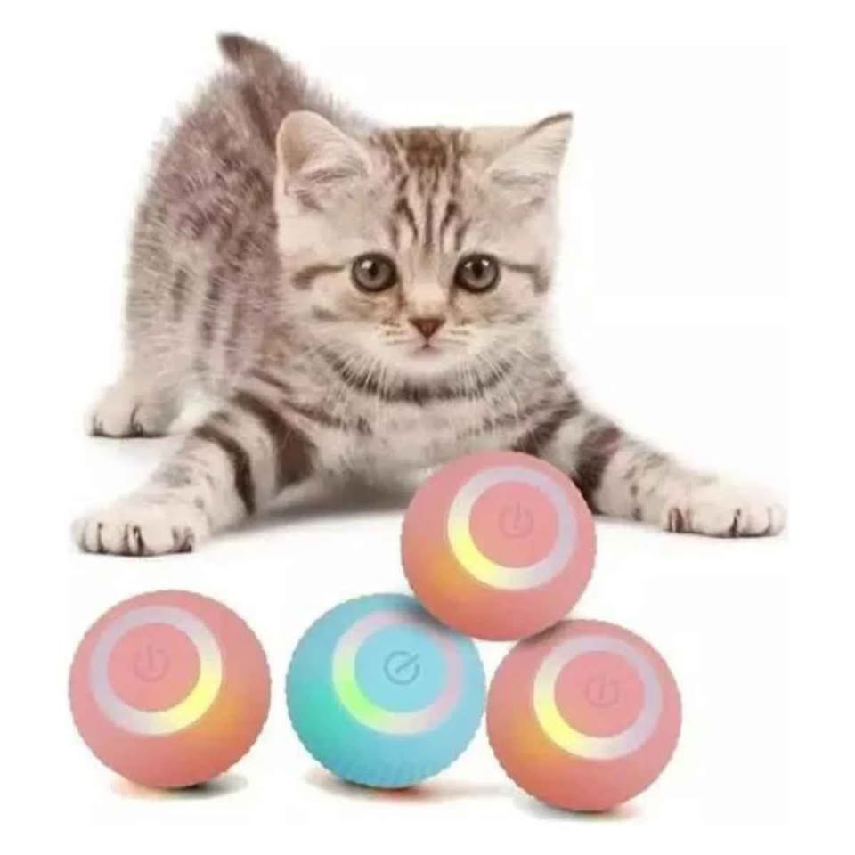 pelota interactiva para gatos y perros