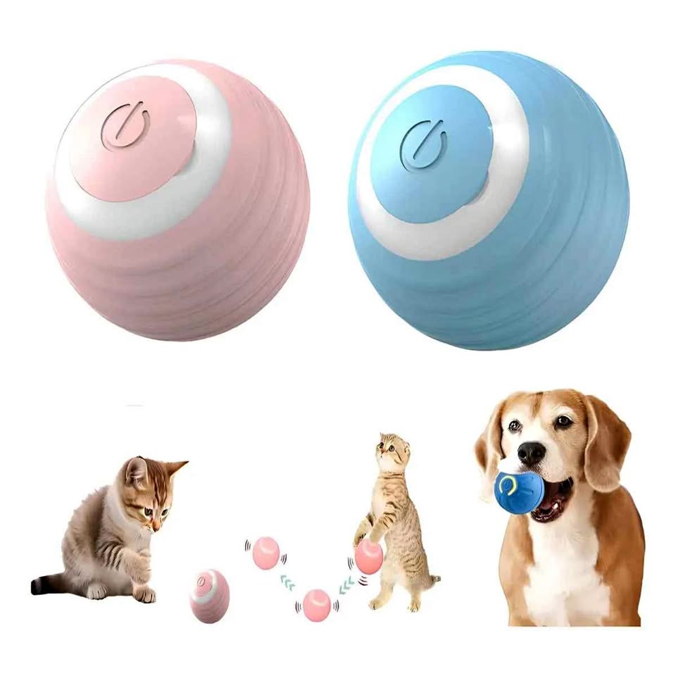 pelota interactiva para gatos y perros